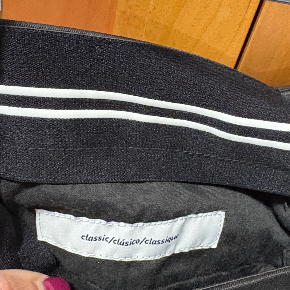 Amazon Essentials Men's Black Pants; 29x34; Like New Condition - Picture 5 of 6